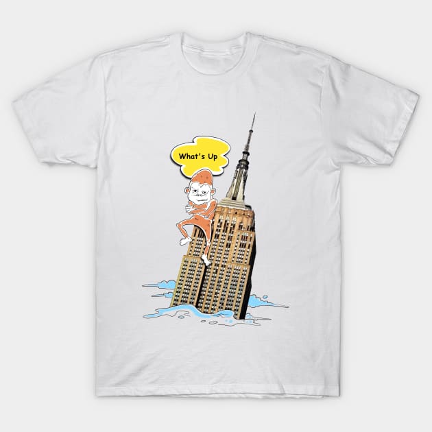 funny king kong T-Shirt by vanpaul54